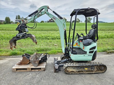 1.8t Bagger Kubota U17-3@ mit Greifer