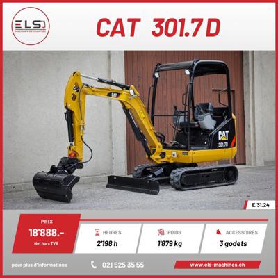 Mini pelle CAT 301.7D - E.31.24