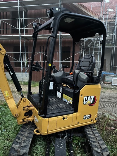 Minibagger 302CR Cat 600Std.