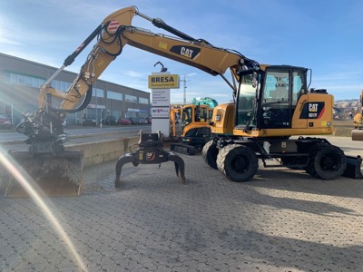 Caterpillar M 317F Mobilbagger mit Tiltrotator