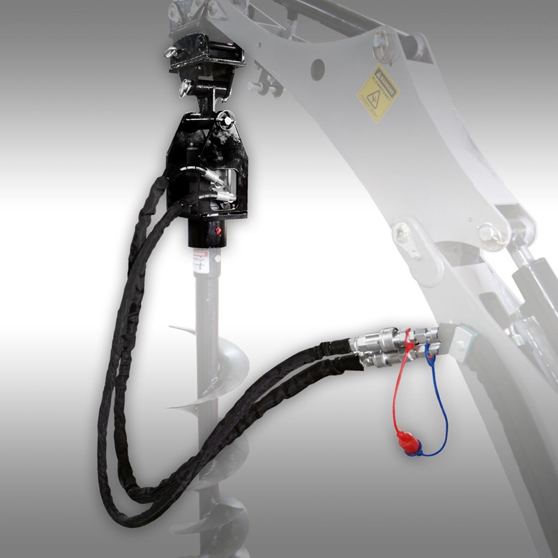 Hydraulik-Erdbohrgerät für Bagger/Frontlader Jansen HBG-1500